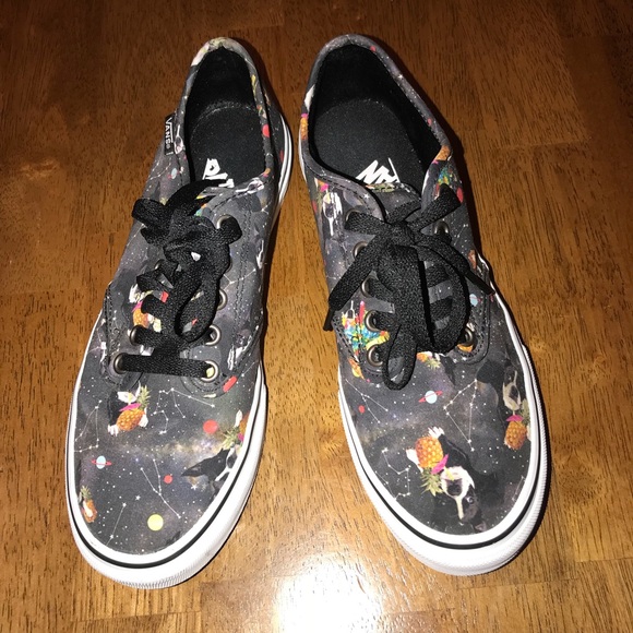 Vans French Bulldog Pinapples Galaxy 